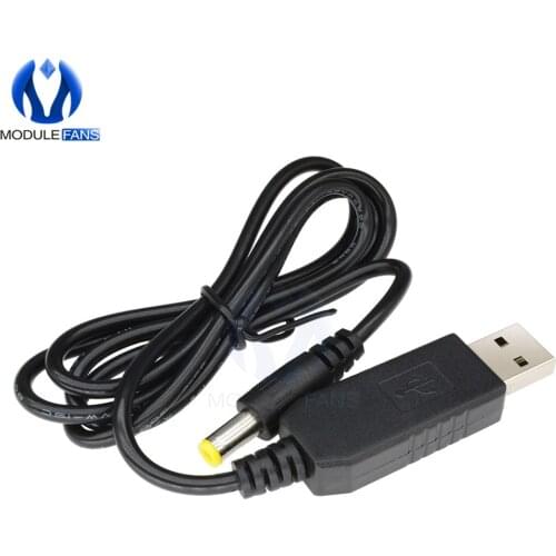USB DC 5V to DC 12V Step up Cable Module Converter 2.1x5.5mm Male Connector 750mA Diy Electronic