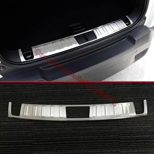 Stainless Steel Interior Rear Bumper Protection Trunk Sill Decorative Plate Pedal For JEEP Renegade 2015 2016 2017