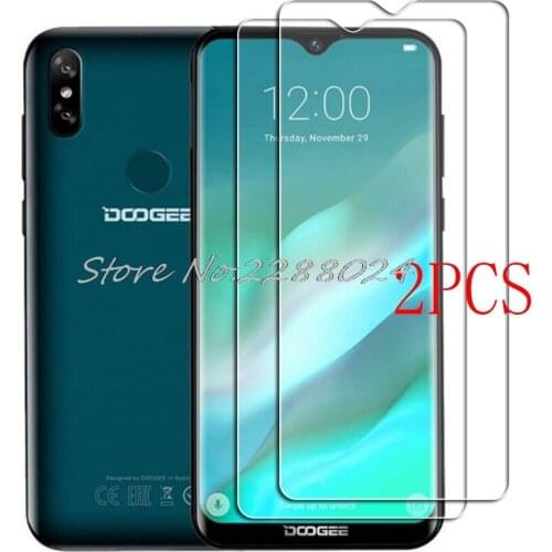 2PCS FOR Doogee X90L Tempered Glass Protective on Doogee X90 6.1" Screen Protector Glass Film Cover