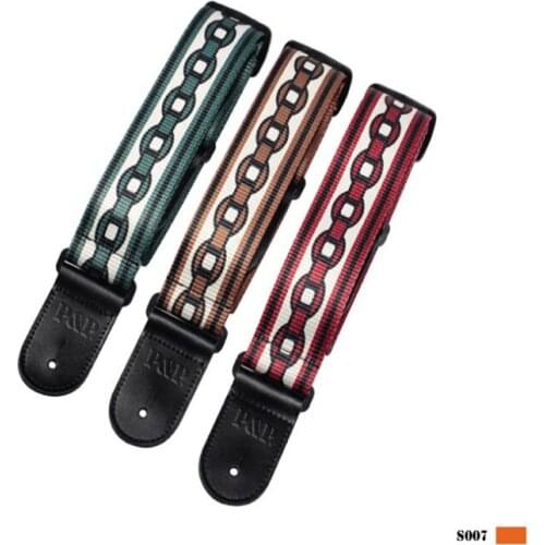 Disado 1pcs Guitar Straps Personality Sublimation Sell Like Hot Cakes guitar accessories Leather Head Musical instrumen parts