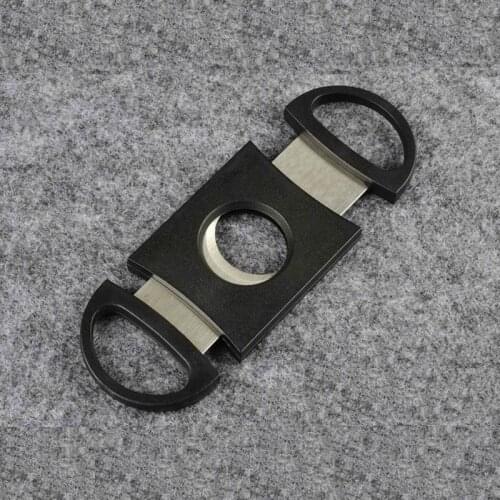 200pcs/lots Very Nice Pocket Stainless Steel Cigar Cutter Double Blades Fast shipping for DHL TNT Fedex UPS