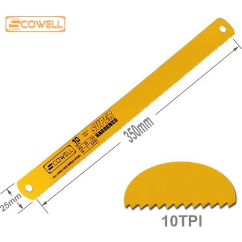 30% Off Steel Saw Blades Power Hacksaw 350*25*1.25mm HSS Material Type Full Hard 10tpi Suitable For Machine Use