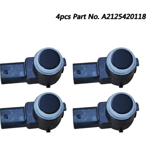 4pcs A2125420118 Parking Assist PDC Sensor for Mercedes-Benz W212 E350 E550 W204 W221 W245 W166 C216 CL 0263013272