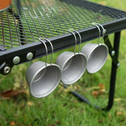 4pcs Outdoor 304 Stainless Steel Mini Wine Cup Portable Water 50ml + Mesh Bag Camp Camping Cookware Mug