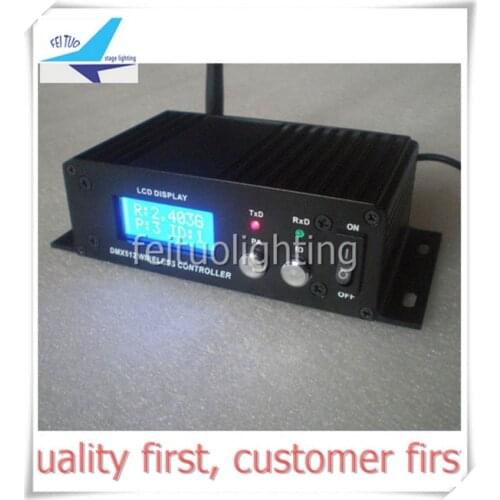 6xlot DMX512 Wireless Controller 2.4G Wireless DMX Transmitter and receiver