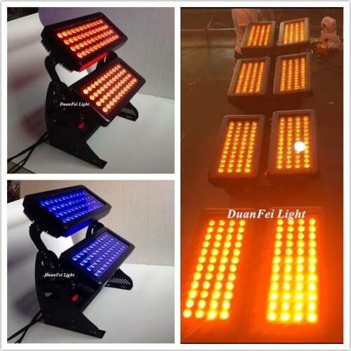 8lot dmx rgbwa led spot light 96x15w outdoor dj led city light 5in1 city color led dmx wall washer outdoor
