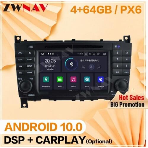 2 din 2004 2005 2006 2007 For Benz C-Class W203 Android player Auto video audio Radio GPS IPS navigation head unit auto stereo