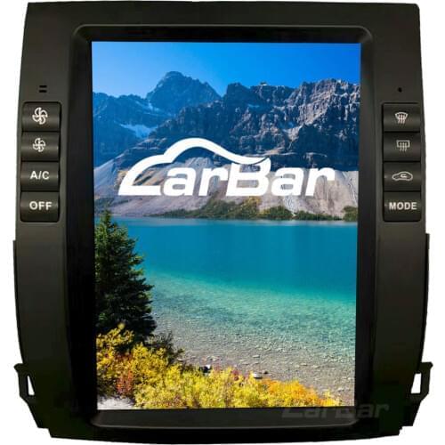 10.4" Vertical Screen Android Car DVD GPS Navigation Radio Stereo Player for Toyota Land Cruiser Prado 120 Lexus GX470