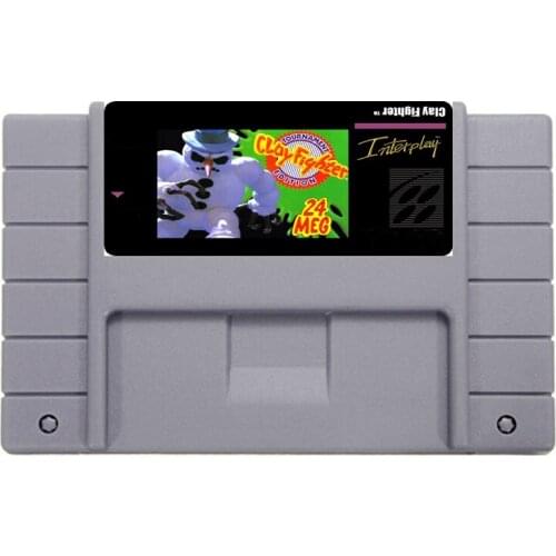 Big Sale 16 Bit 46 Pin Super Game Card - Clay Fighter