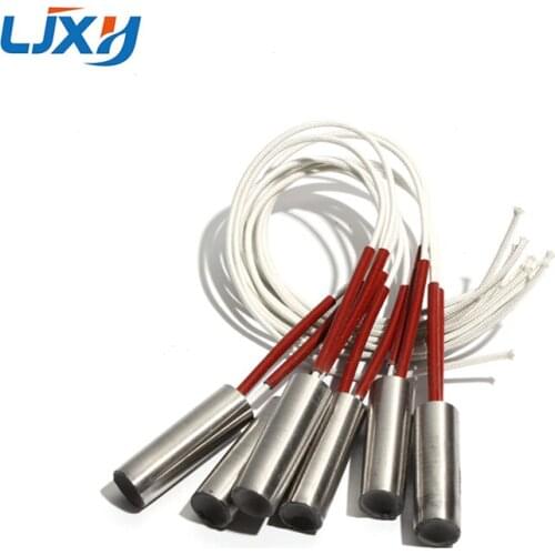 LJXH 2PCS 12.5mm 30~70mm Cylindrical Electric Heating Pipe Tubular Heater 304SS Single-End Rod 110/220/380V 110/150/190/230/270W
