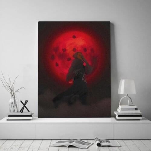Home Decoration Uchiha Obito Sharingan Anime Wall Art Pictures Hd Prints Modern Poster Bedroom Modular Canvas Paintings