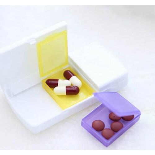 Smart Travel Pill Case Splitters Plastic Medicine Organizer Container Divider Pills Storage Box Tablet Cutter