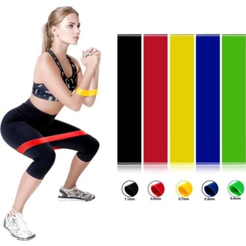 Yoga Resistance Rubber Bands Fitness Elastic Bands X-light to X-heavy Training Fitness Gum Pilates Sport Workout Equipment