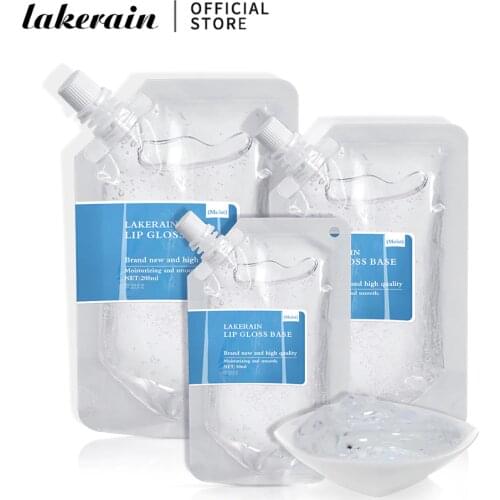 Lakerain DIY Lip Gloss Base Oil Moisturizing Clear Lip Gloss Raw Material Gel Lip Gloss Business Liquid Lipstick 50/100/200ml