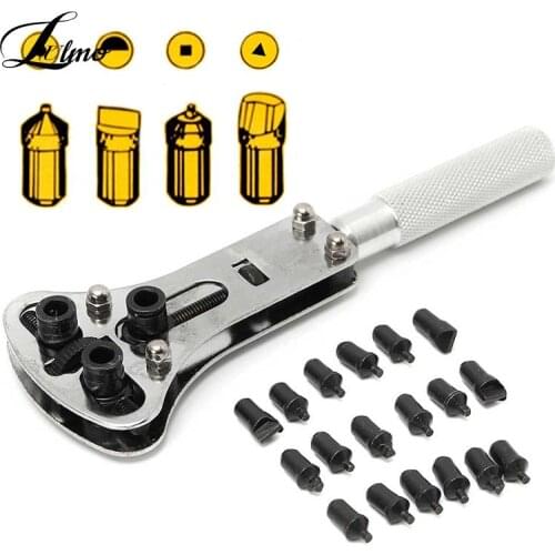 Hot Watch Repair Tools Watch Back Case Change Battery Cover Opener Repair Wrench Screw Remover Tool Set Kit