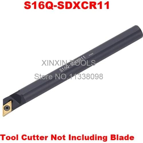 S16Q-SDXCR11 Boring bar tool holder,indexable Internal Turning tools,Screw Locked on CNC Lathe Turning bar For DCMT11T304 Insert