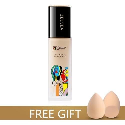 2019 Zeesea New Picasso Collection Longwear Base Liquid Foundation Cream Full Coverage Concealer Oil Control Easy To Wear