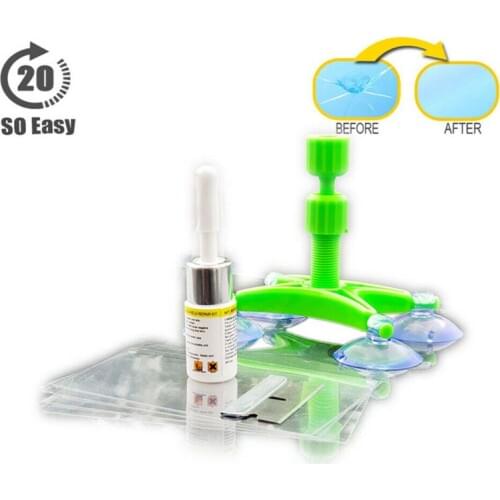 2020 New Windshield Car Window Glass Crack Repair Glue Kit Quick Fix DIY Car Windscreen C63D