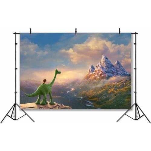 Personalized Vinyl Good Dinosaur Baby Shower night party backdrops Printed Birthday Banner Backgrounds Photo Booth