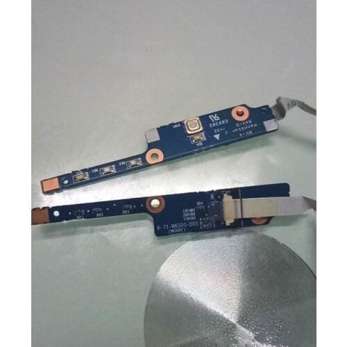 Laptop Switch Button Power Board Fit FOR Clevo W650S W650SF W650SC Power Button Board Cable 6-71-W650S-D04 D05