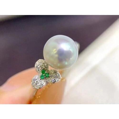 DIY Fashion 925 Sterling Silver Adjustable Finger Ring Base Settings Findings Jewelry Parts Fittings Accessories for Beads