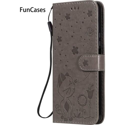 Luxurious Bee PU Leather Wallet Flip Phone Bag For Huawei Enjoy Z Case Cepu Hoesje coque Enjoy 20 Pro Honor 30 Lite Cell Covers