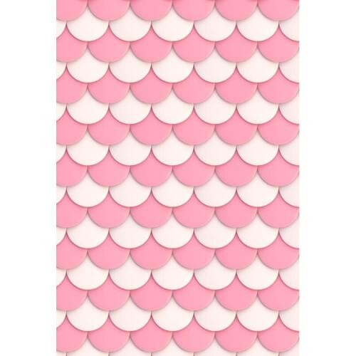 Pink Fish Scales Photography Backdrops Pincess Baby Party Backgrounds for Studio Children Kid Photo Shoot Vinyl Cloth Photophone