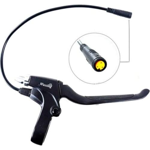 Electric Bike Clutch Brake Lever with Water Proof Plug Electric Bicycle&Scooter Cut-off Handle Brake Grip Ebike Spare Part