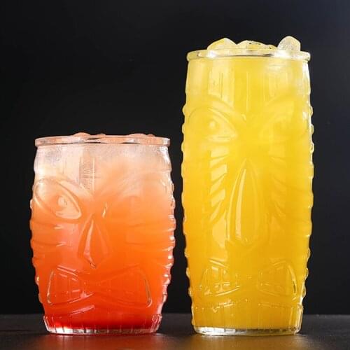 Juice glass Tiki Tiki Cocktail Cup grimace fruit personality tea cup drink cold drink cup large