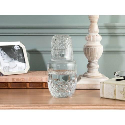 Glass Bedside Jug / 525 ml Jug And Glass