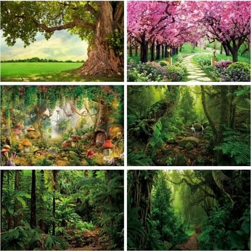 Yeele Photocall Winter Scene Backdrop Glitter Bokeh Tree Forest Photography Baby Portrait Photographic Background Photo Studio