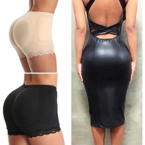 1 Pc Womens Hip Lifting Panties Buttock Raising Underwear Sponge Padbody Shaping Hip Raising Wave Lace Underwear 2020 Hot Sale