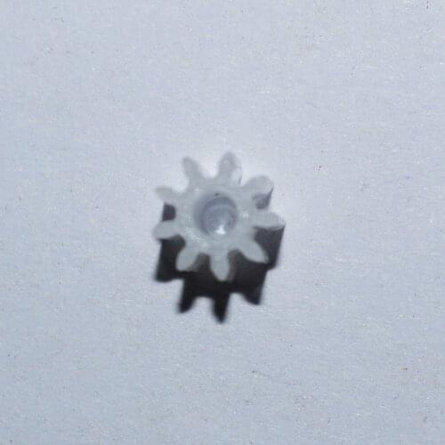 10/100pcs plastic gear / 9 teeth / 2mm holes / M0.5 / motor gear /DIY toy accessories technology model parts 92A