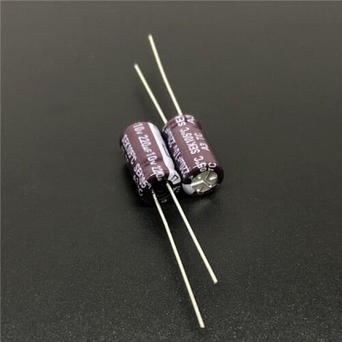 10Pcs/100Pcs 220uF 10V TEAPO SEK Series 6.3x11mm 10V220uF Aluminum Electrolytic Capacitor