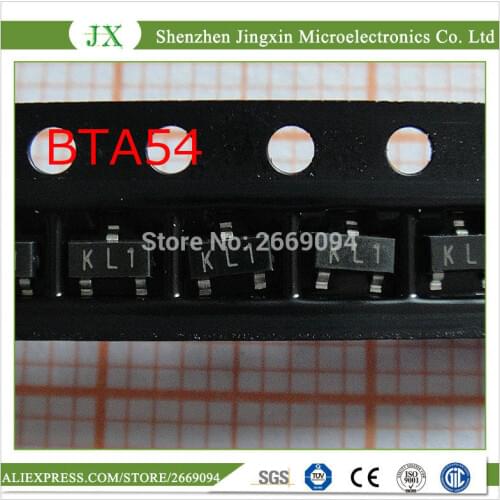 100PCS Schottky diodes BAT54 KL1 0.2A/30V SOT23