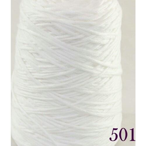 1X400g soft sell high quality 100% cotton hand-woven white cone 422-501