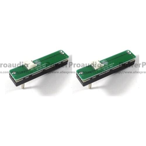 2 PCS Replacement Cross Fader Assembly for Pioneer DDJ SR SX DJM 250 704-DJM250-A032 with PCB Handle height 20mm