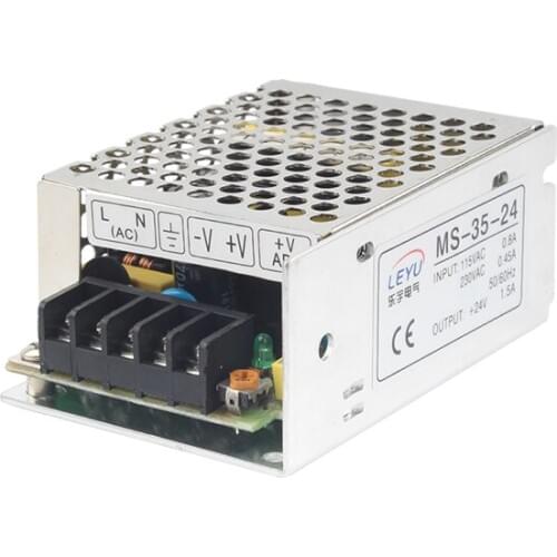 Ac/dc 35w 24v led power mini-size MS-35-24 switching power supply