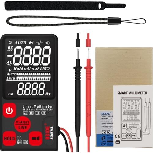 BEIDE ADMS7CL Digital Multimeter Tester 3 Line 3.5inch Display Automatic Ranging Voltage Mater Continuous Capacitor Tool