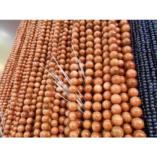 Free Shipping Natural Gold SandStone / Golden Sand Round Loose Beads 15" Strand 3 4 6 8 10 12 14MM Pick Size For Jewelry