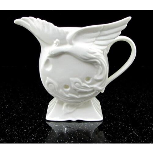 Art Coffee Milk Cans Innovative Ceramic Milk Cans Milk Cups Embossed Phoenix Coffee Milk Cans