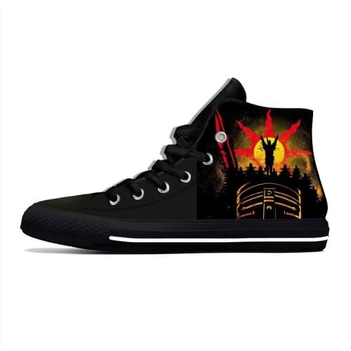 Praise The Sun Vintage Novelty Design Lightweight High Top Canvas Shoes Men Women Casual Breathable Sneakers