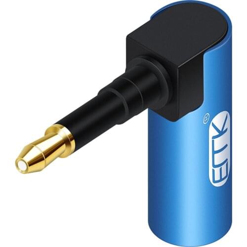 Mini Toslink Adapter 90 degree Right Angled 3.5 Optical Adapter for Optical Cable, TV Box