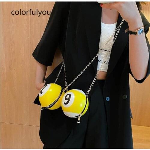 Ball Shape Crossbody Bag for Women Fashion Purses Female Mini Pu Leather Shoulder Bag Round Shape Clutch Bag 2021 NEW Arrived