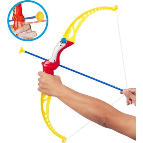 Child Boy Shooting Simulation Bow And Arrow Set Archery Toy Parent-child Interaction Outdoor Role Playing Fun Birthday Gift