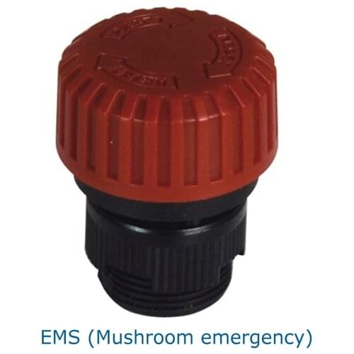 Telecontrol Telecrane Wireless industrial crane radio remote control transmitter emitter use red mushroom emergency stop EMS