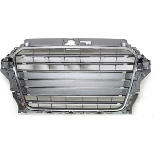 Bumper Grille Car Front Bumper Grill Mesh Hood Front Center Middle Grille for Audi A3/S3 2014-2016 Car Mesh
