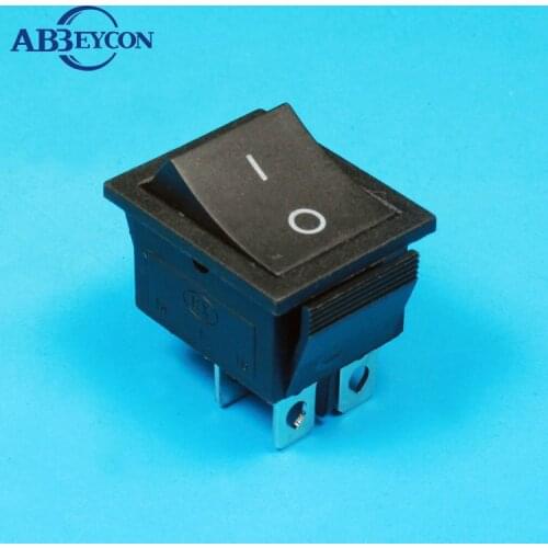 RS343 KCD2-201 black on-off 4pin high quality rocker switch latching function 20A rocker switch