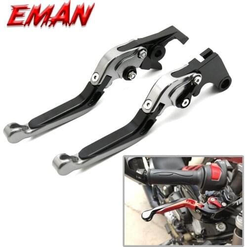 Folding Extendable Adjustable CNC Motorcycle Clutch Brake Levers Accessories FOR DUCATI MONSTER 1200/S/R 2014-2017
