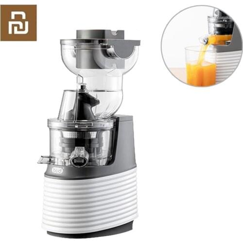 XIAOMI Youpin BUD Large Caliber Electric Fruit Juicer Separation Pomace Juice Masticating Slow Auger Juicer Cold Press Extractor